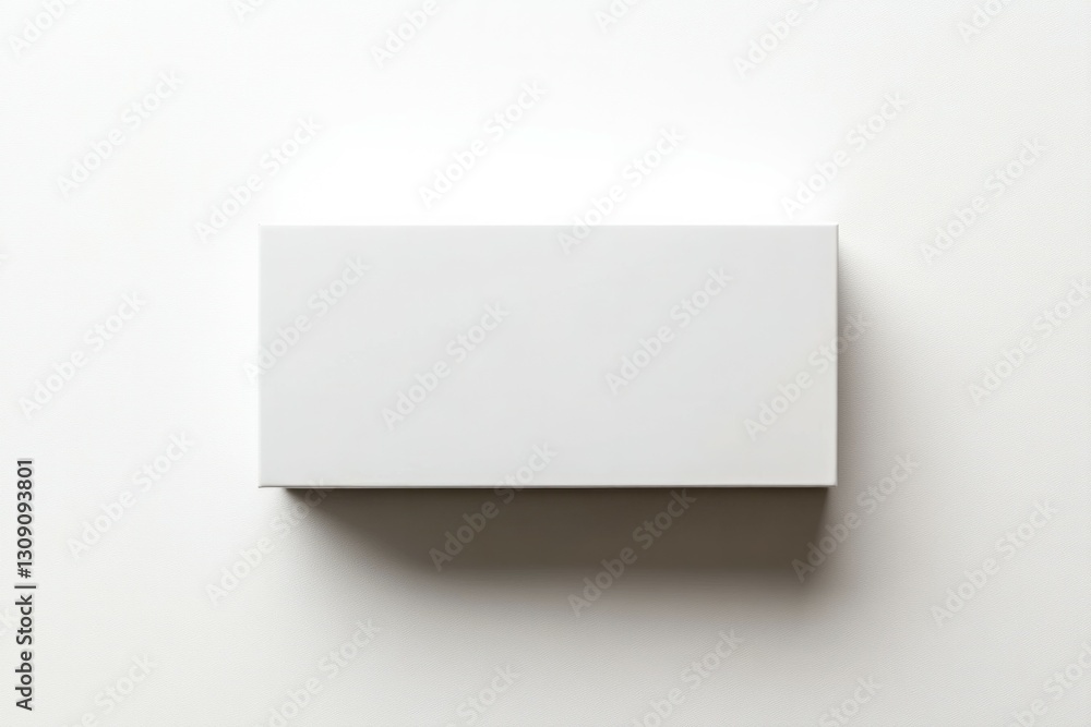 White box on solid background with soft shadow. Neural network AI generated White box on solid background with soft shadow. Neural network AI generated