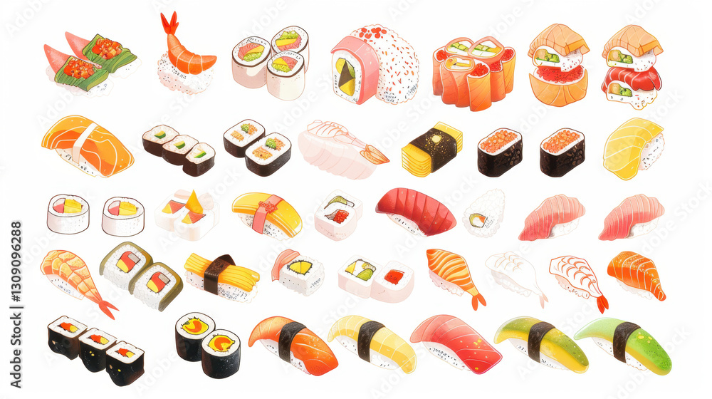 sushi on a plate sushi on a plate