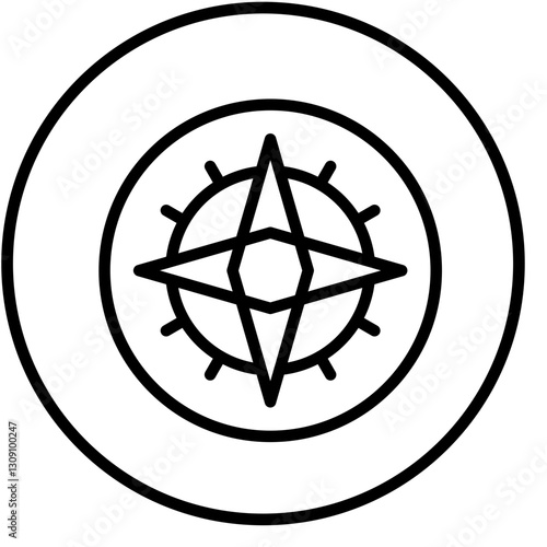 Vector Design Orientation Icon Style