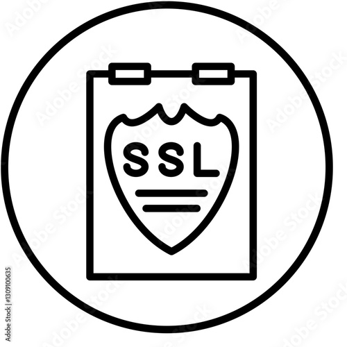 Vector Design Ssl Icon Style