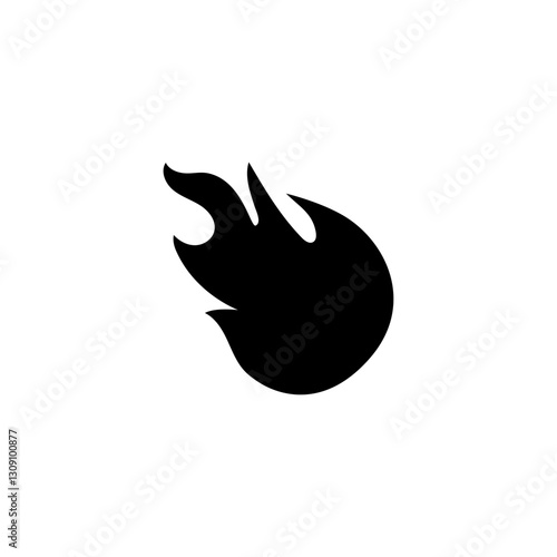 Set of Meteor logo template design isolated on white background.