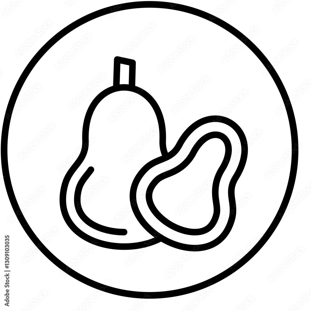 Vector Design Pear Icon Style Vector Design Pear Icon Style