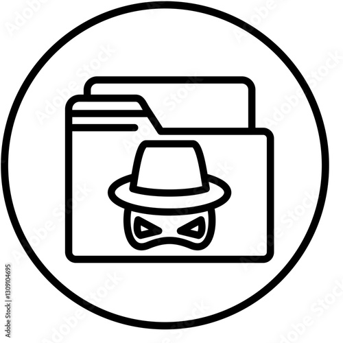 Vector Design Dark Web Icon Style