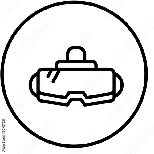 Vector Design Vr Glasses Icon Style