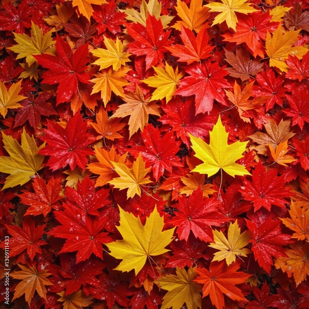 Multicolored autumn leaf pile, dense, full frame , image, autumn Multicolored autumn leaf pile, dense, full frame , image, autumn