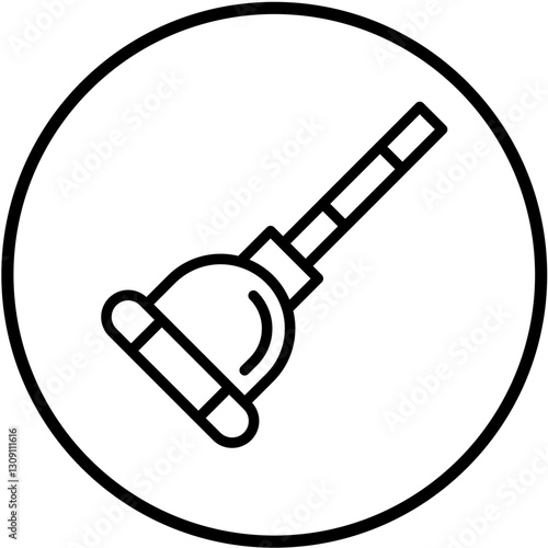 Plunger Vector Design Icon Style