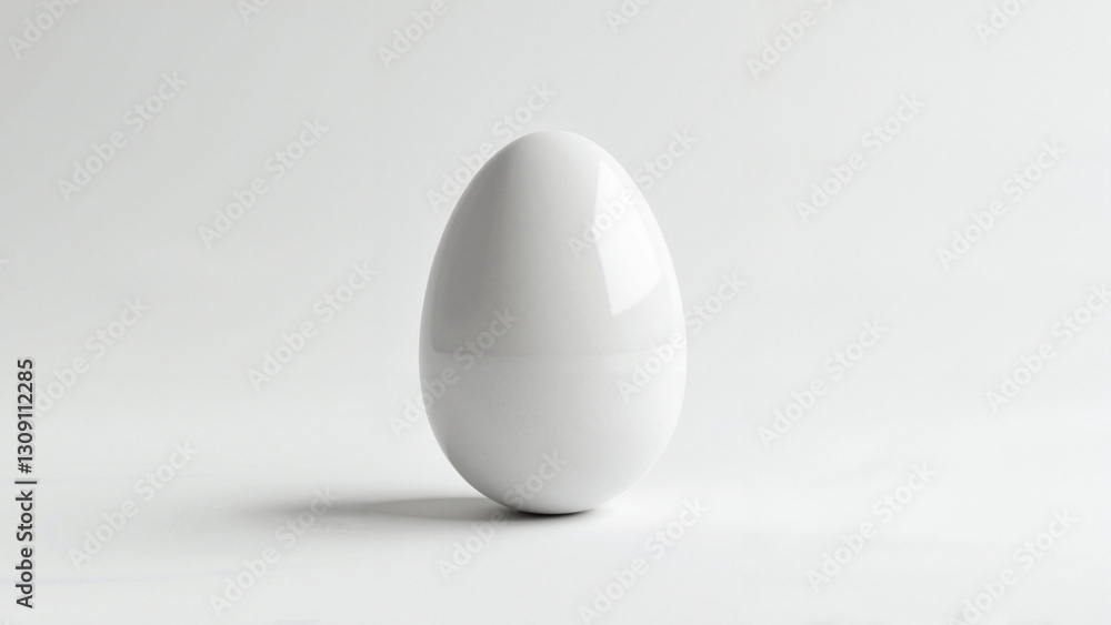 Pristine White Easter Egg Mockup: Blank Canvas for Designers, Marketers, and Religious Organizations Pristine White Easter Egg Mockup: Blank Canvas for Designers, Marketers, and Religious Organizations
