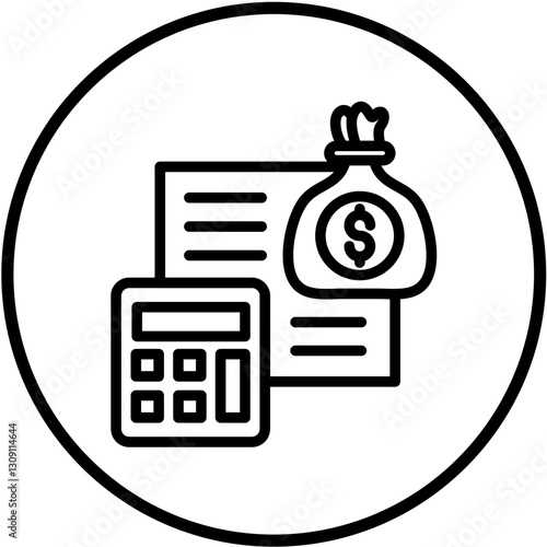 Expense Vector Design Icon Style