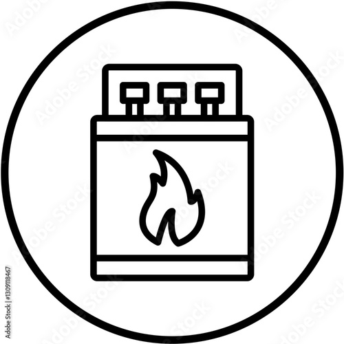 Matchbox Vector Design Icon Style