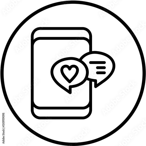 Love Confession Vector Design Icon Style