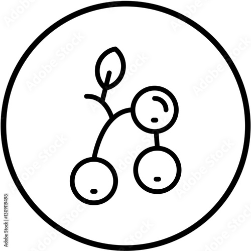 Berries Vector Design Icon Style