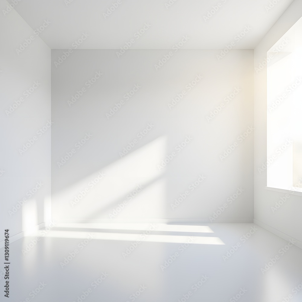 Fototapeta premium empty white room