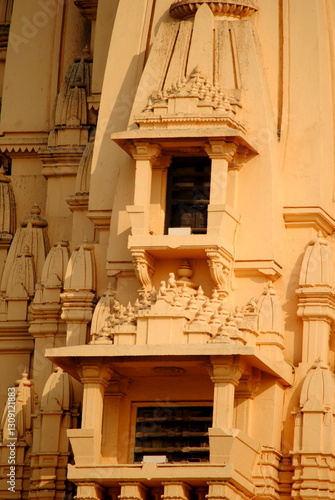detail of the facade of a building
