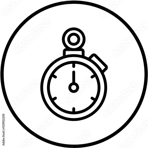 Stopwatch Vector Design Icon Style