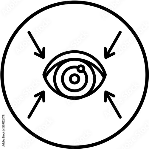 Focus Vector Design Icon Style