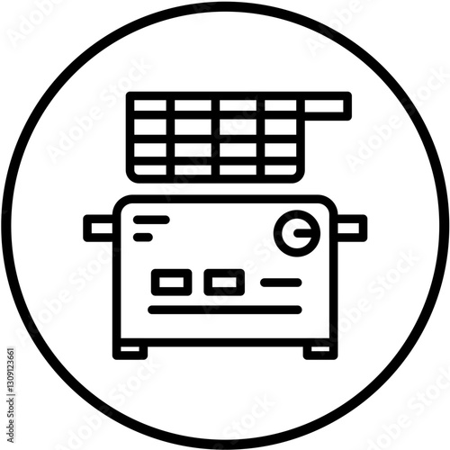 Vector Design Fryer Icon Style