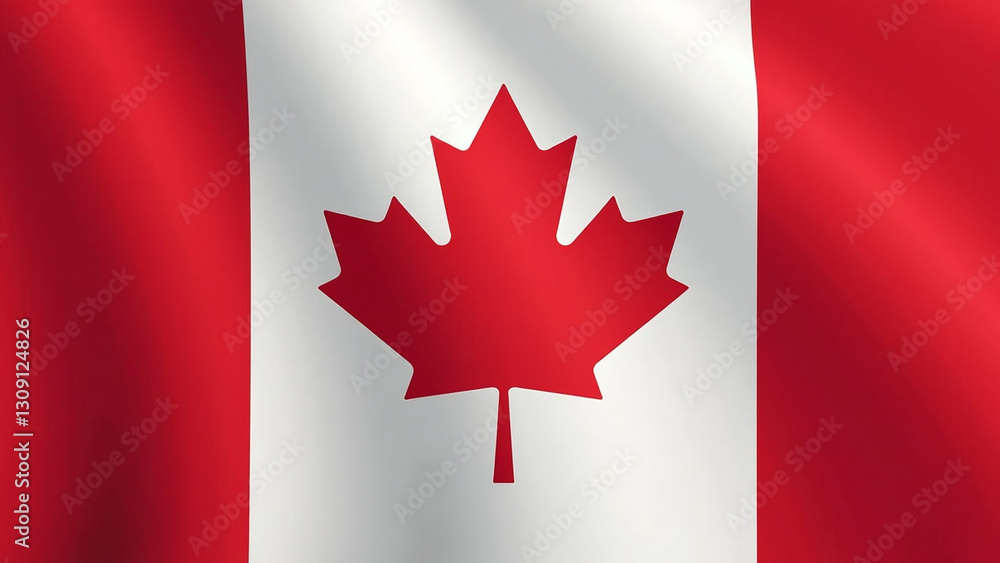 canada celebrates national holiday vibrant flag iconic maple leaf design vector illustration canada celebrates national holiday vibrant flag iconic maple leaf design vector illustration