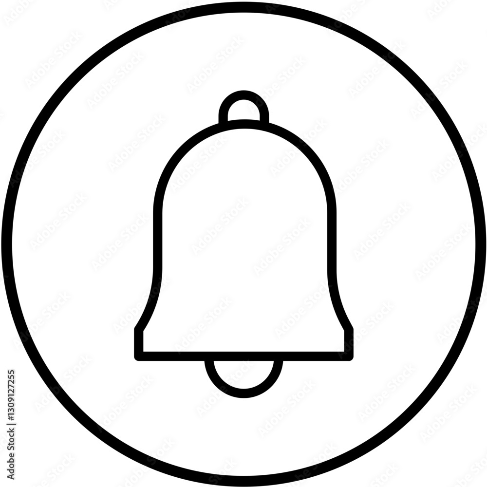Vector Design Ring Bell Icon Style Vector Design Ring Bell Icon Style