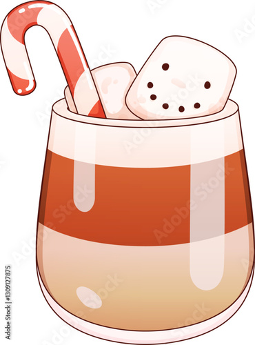 Layered Coffee Drink