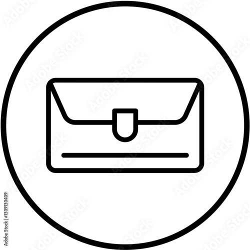 Vector Design Clutch Bag Icon Style