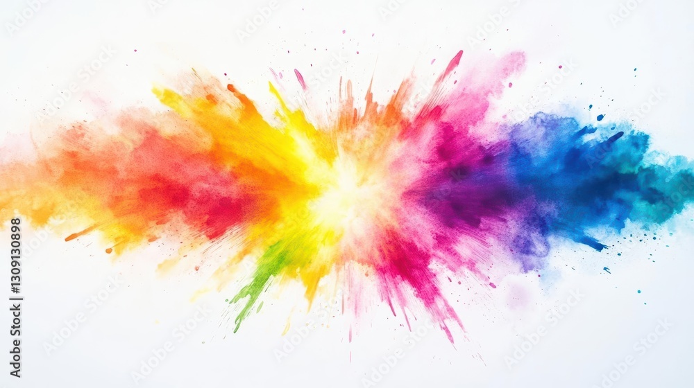 Vibrant Burst of Colorful Paint Splashes Creating a Dynamic Artistic Scene That Evokes Emotion and Creativity in a Playful and Energetic Atmosphere Vibrant Burst of Colorful Paint Splashes Creating a Dynamic Artistic Scene That Evokes Emotion and Creativity in a Playful and Energetic Atmosphere