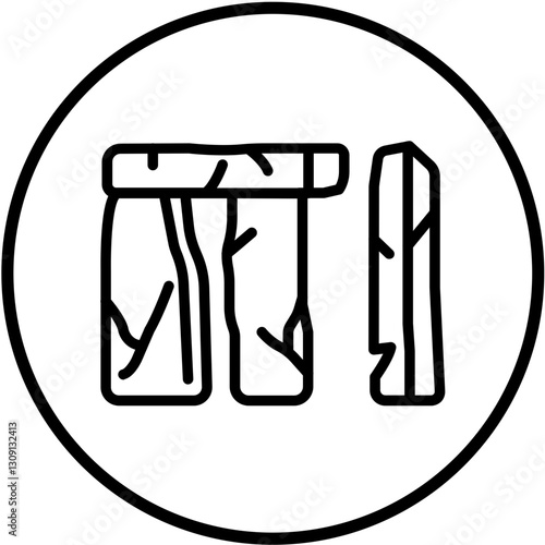 Vector Design Stonehenge Icon Style