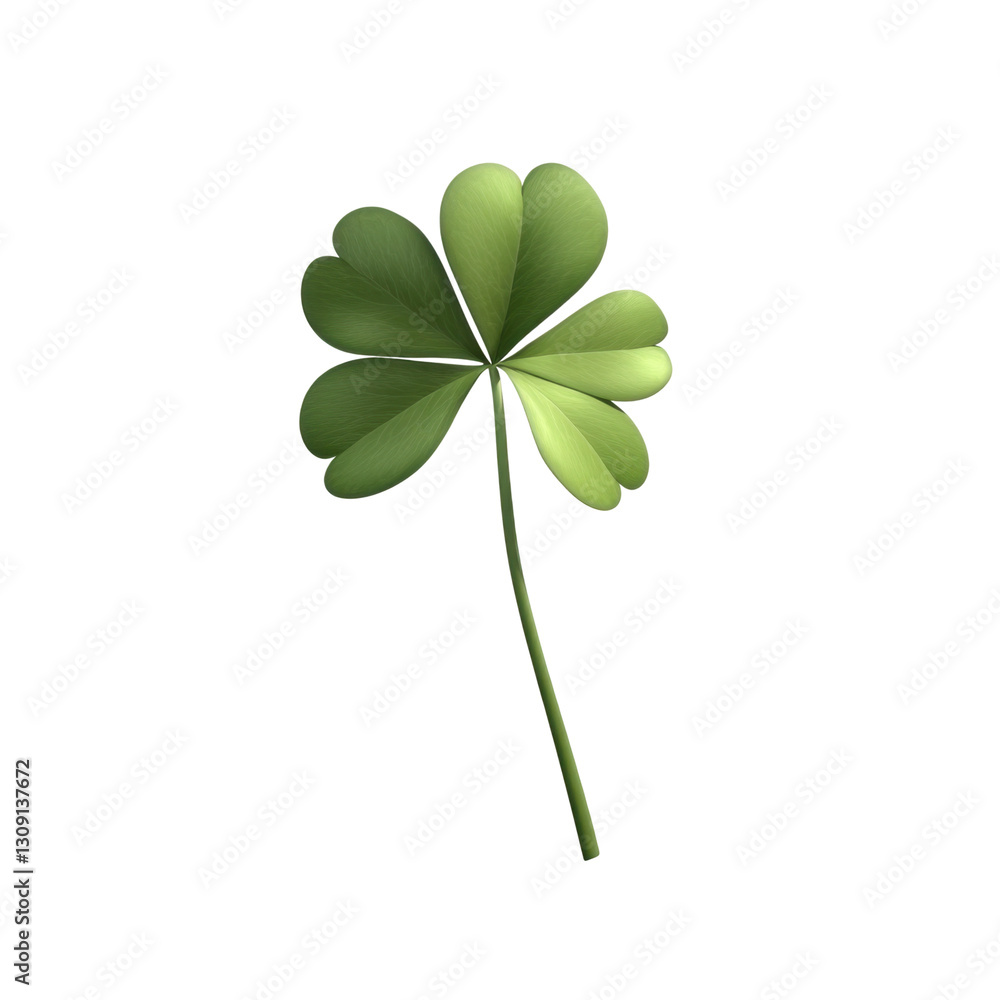 Celebrating luck with a clovers display nature botanical art green Celebrating luck with a clovers display nature botanical art green