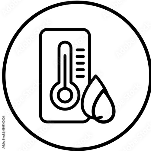 Vector Design Humidity Icon Style