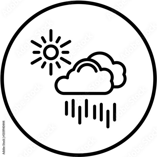 Vector Design Drizzle Icon Style