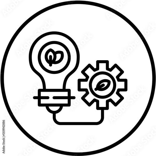 Vector Design Sustainable Energy Icon Style