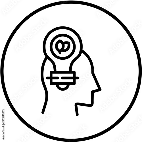 Vector Design Think Green Icon Style