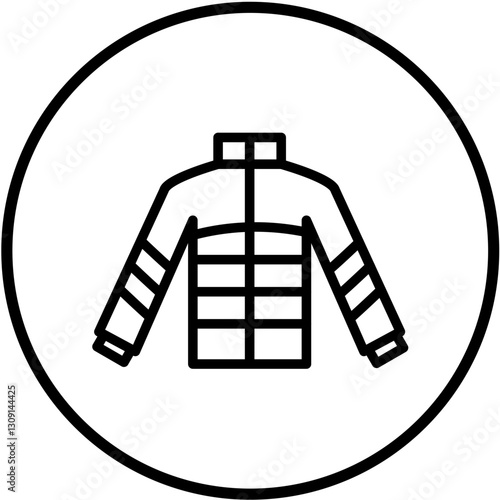 Vector Design Winter Coat Icon Style
