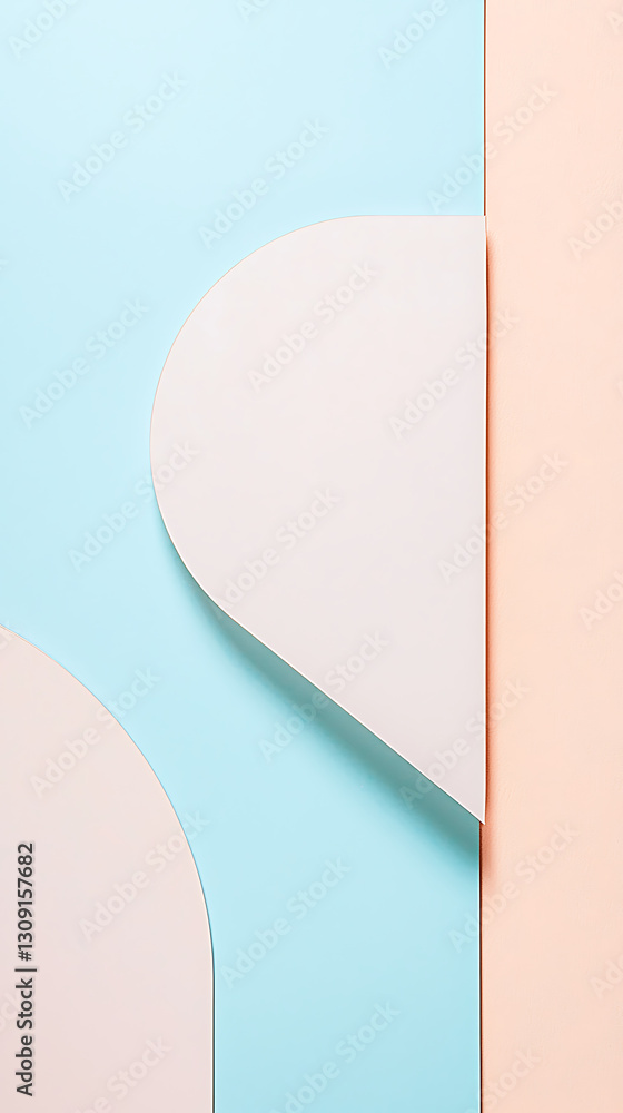 A blue and pink background with a white heart shape in the middle A blue and pink background with a white heart shape in the middle
