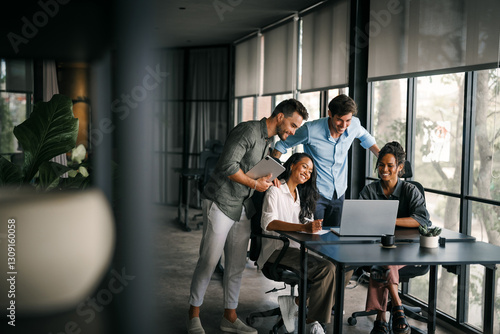 Business project team working together at meeting room at office