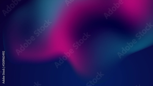 Abstract blue and purple liquid wavy shapes futuristic background