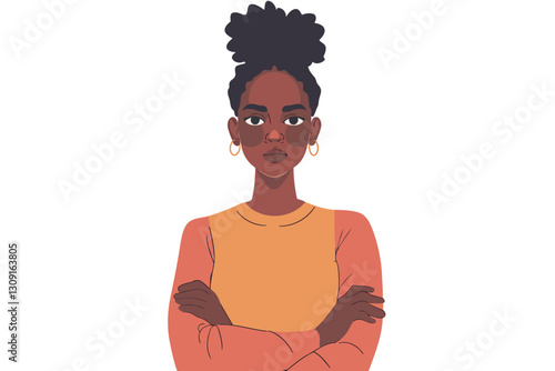 AI-generated illustration of an african woman