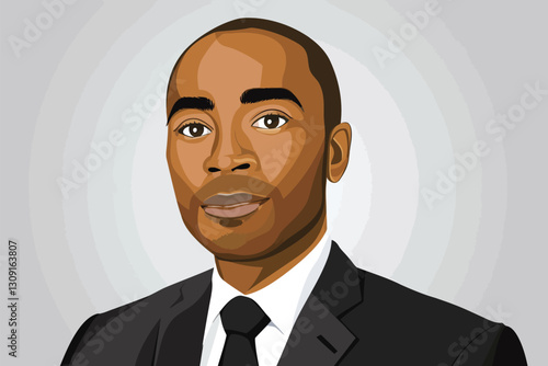 AI-generated illustration of an african man