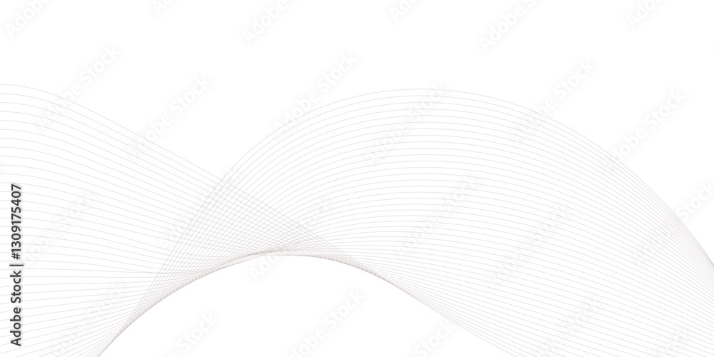 Abstract wavy grey lines stream element for design on white background. You can use for Web, Wallpaper, Template, Desktop background, Business banner, poster design. Abstract wavy grey lines stream element for design on white background. You can use for Web, Wallpaper, Template, Desktop background, Business banner, poster design.