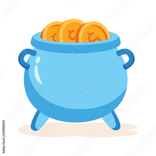 Check out handy 3d style icon of coin pot