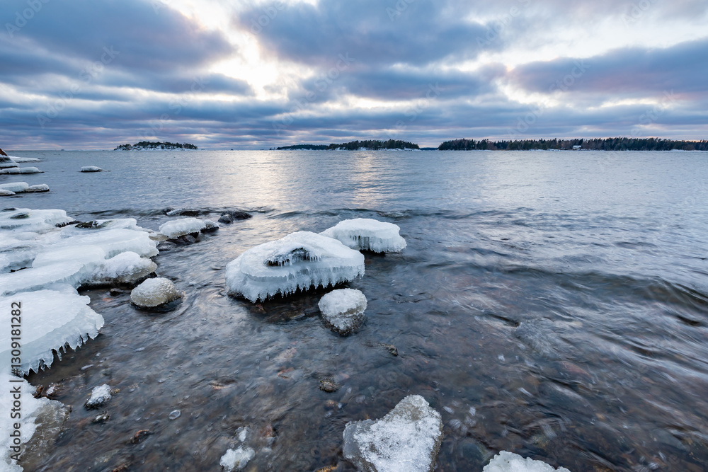 ice on the sea