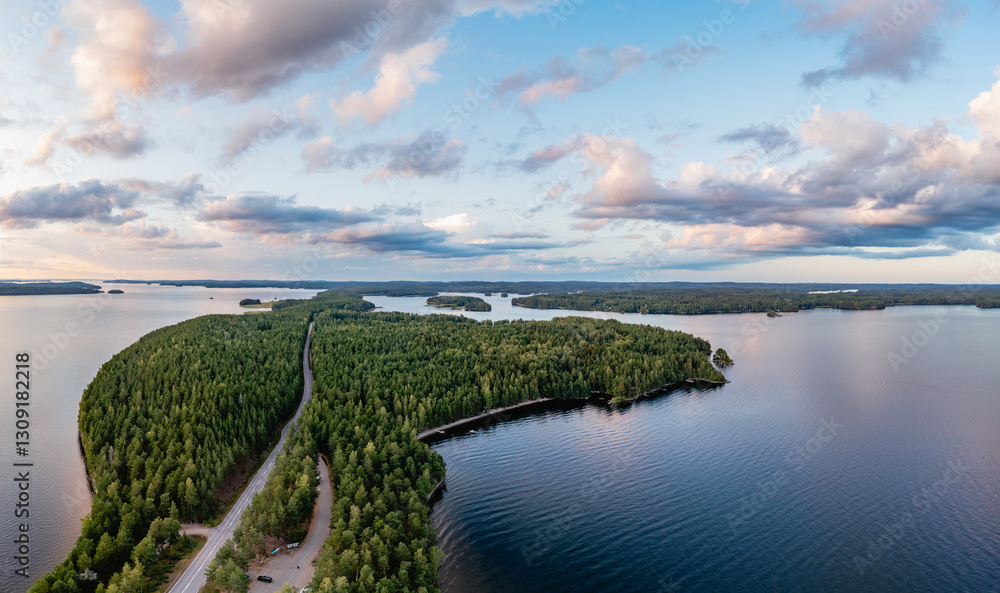 lake and sky