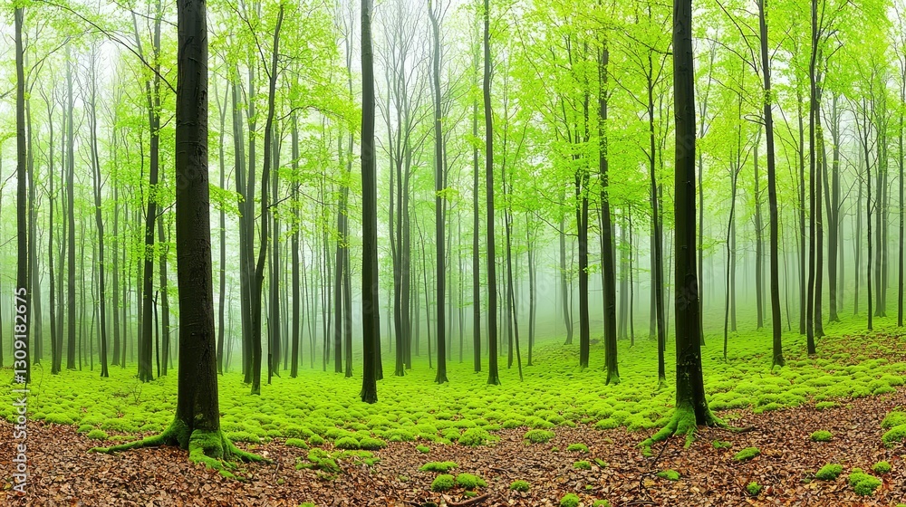 Misty Spring Forest Floor Misty Spring Forest Floor
