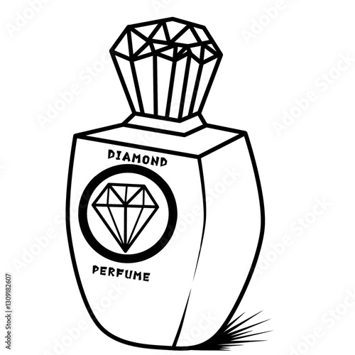 vector diamond brand perfume 