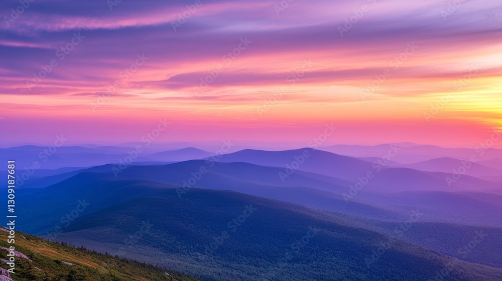 A stunning and dramatic sunset sky over the mountains, showcasing vibrant and colorful hues of orange, purple, and pink as the sun sets behind the peaks, creating a breathtaking natural landscape A stunning and dramatic sunset sky over the mountains, showcasing vibrant and colorful hues of orange, purple, and pink as the sun sets behind the peaks, creating a breathtaking natural landscape