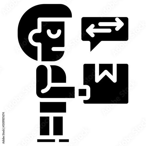 Service Delivery glyph icon