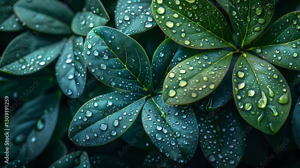 rain drops on a leaf. Macro Shot of Green Leaves with Sparkling Raindrops. Nature’s Elegance: Green Leaves and Water Droplets. Dewy Green Leaves After Rain – Refreshing Nature Close-Up. fresh nature rain drops on a leaf. Macro Shot of Green Leaves with Sparkling Raindrops. Nature’s Elegance: Green Leaves and Water Droplets. Dewy Green Leaves After Rain – Refreshing Nature Close-Up. fresh nature