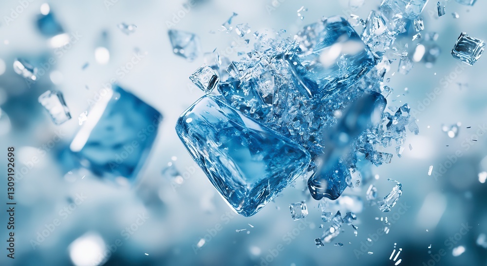 Frosty Ice Cubes Burst Frosty Ice Cubes Burst