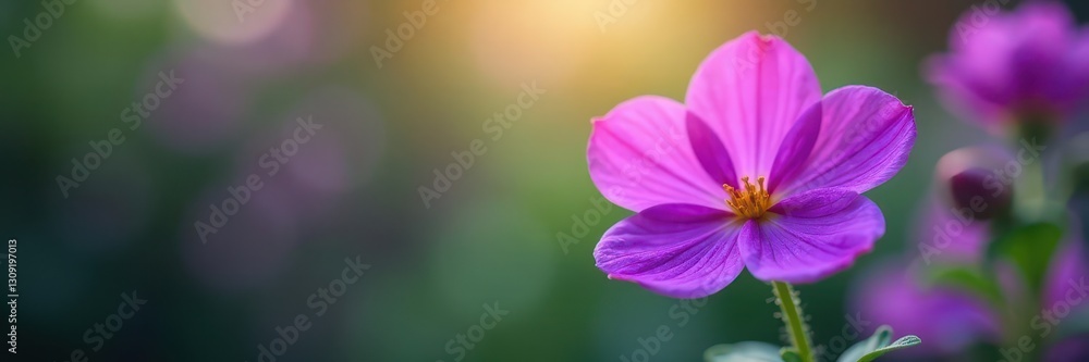 Vibrant purple bloom, crisp detail, soft green bokeh, garden, beautiful, nature photography Vibrant purple bloom, crisp detail, soft green bokeh, garden, beautiful, nature photography