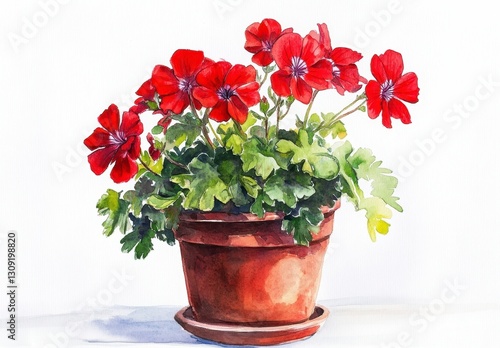 Wallpaper Mural Red Flowering Plant Decor Torontodigital.ca