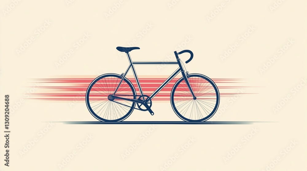 Fototapeta premium Cycling Enthusiast Logo